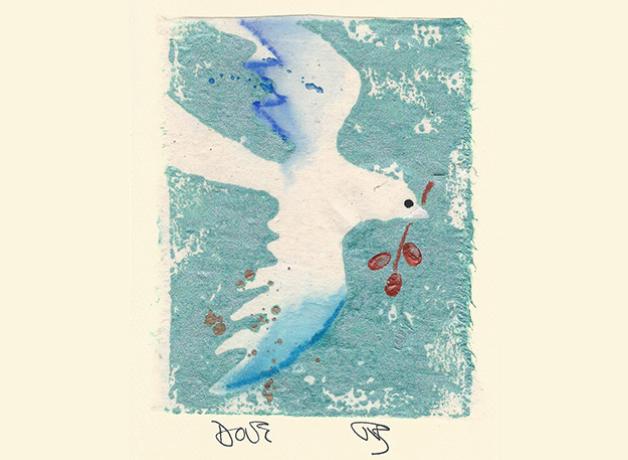 Illustration of a dove