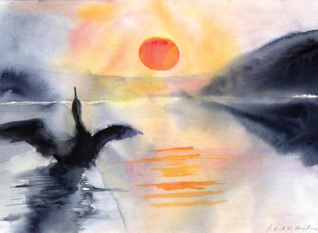 Loon Lake Arising by Rod McIver