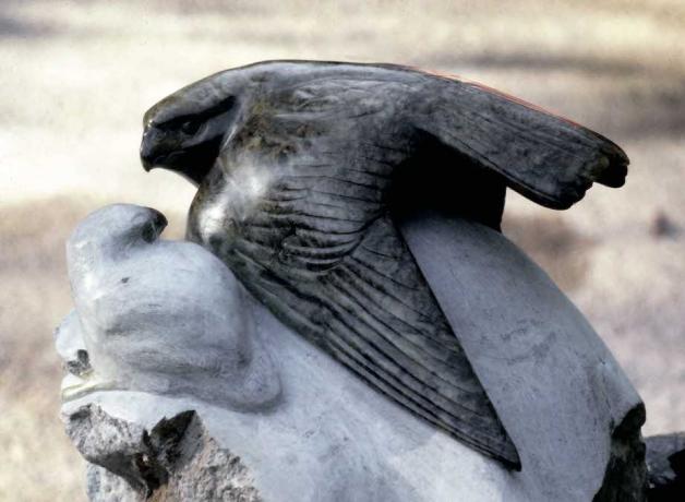 Peregrine Falcon sculpture