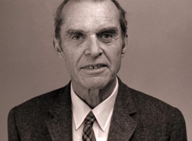 Photo of ornithologist James Bond