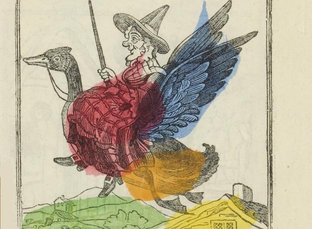 Illustration of Mother Goose