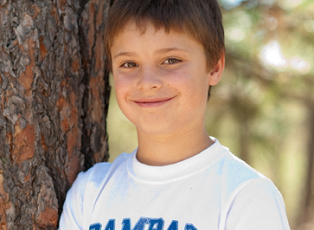 Hayden Goold, 4th grader at School in the Woods