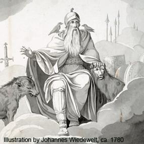 Odin and Ravens