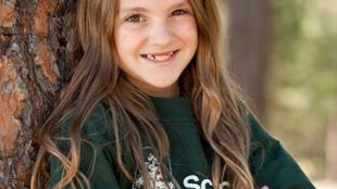 Emily Clark, 4th grader at School in the Woods