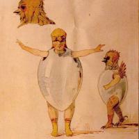 Sketch for Ballet of the Unhatched Chicks